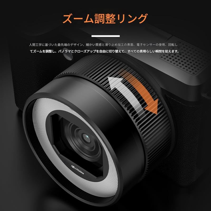 Amazon | Shulala X7 デジタルカメラ 5K動画撮影 8000万画素 3.0インチ